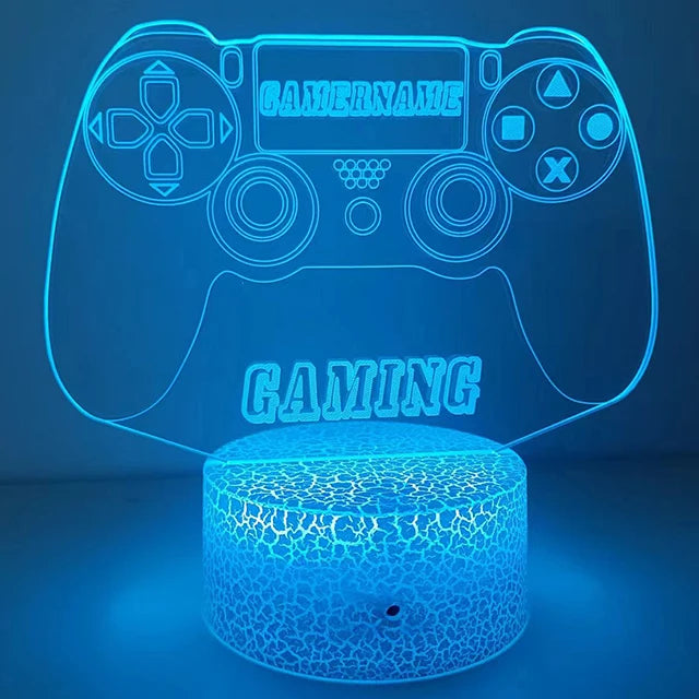 3D Game Icons LED Room Light