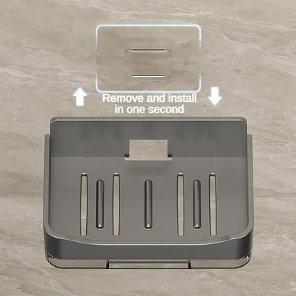 Free-Punching Wall Mounted Soap Holder