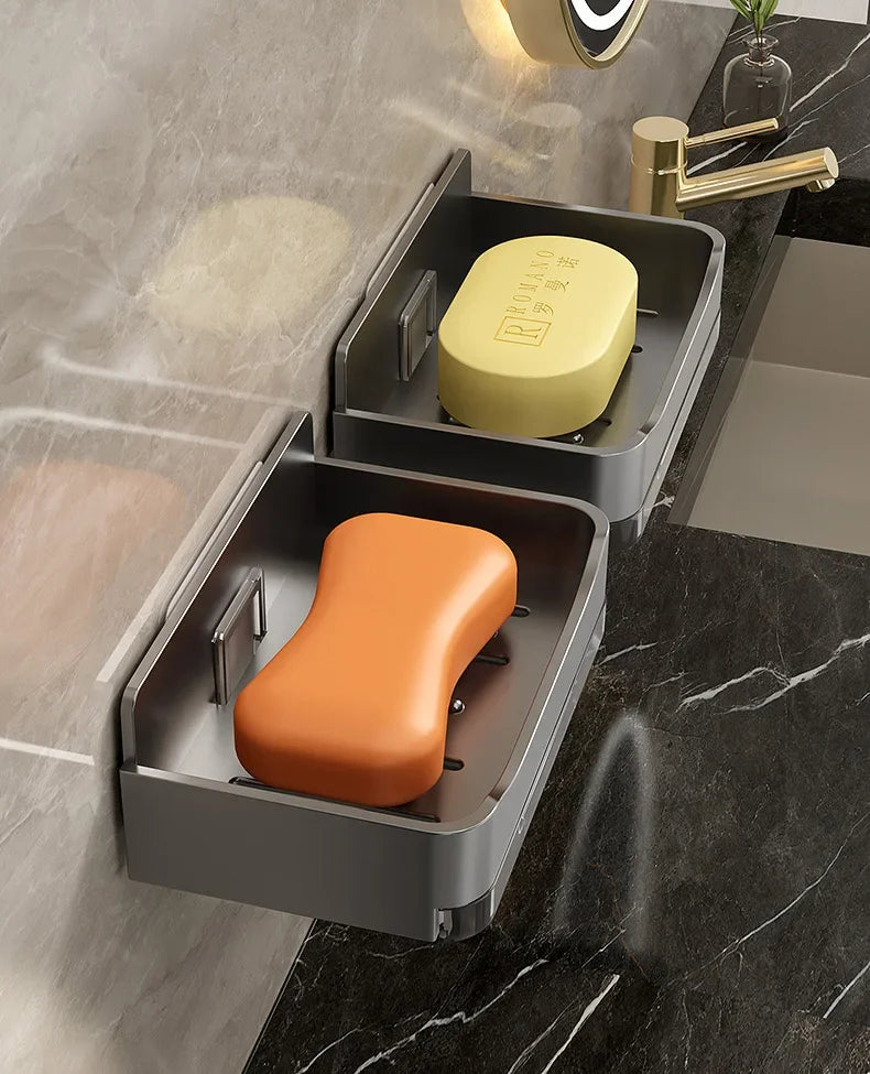 Free-Punching Wall Mounted Soap Holder