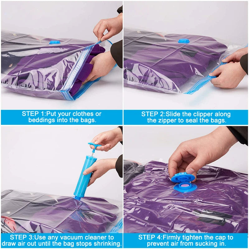 Wardrobe Organizer Vacuum Seal Bag