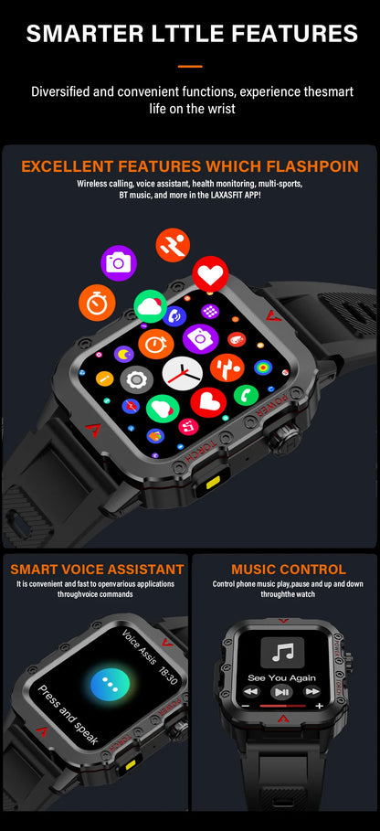 1.71 Screen Blood Bluetooth Talking Watch