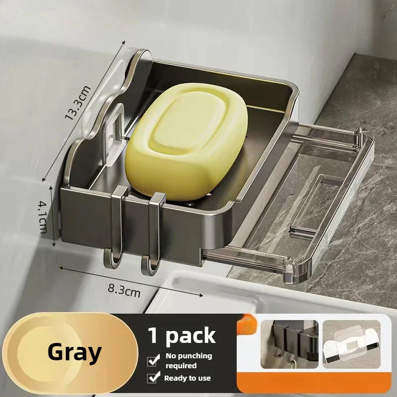 Free-Punching Wall Mounted Soap Holder