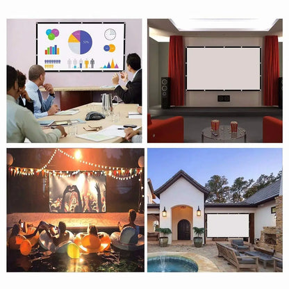 Matt White Portable Projector Screen