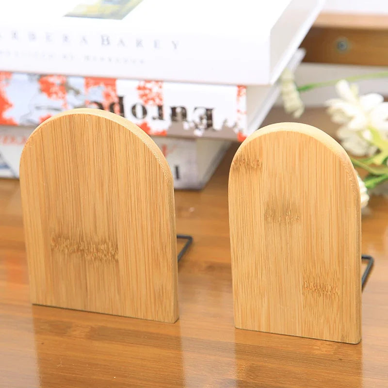 Natural Bamboo Desktop Bookend