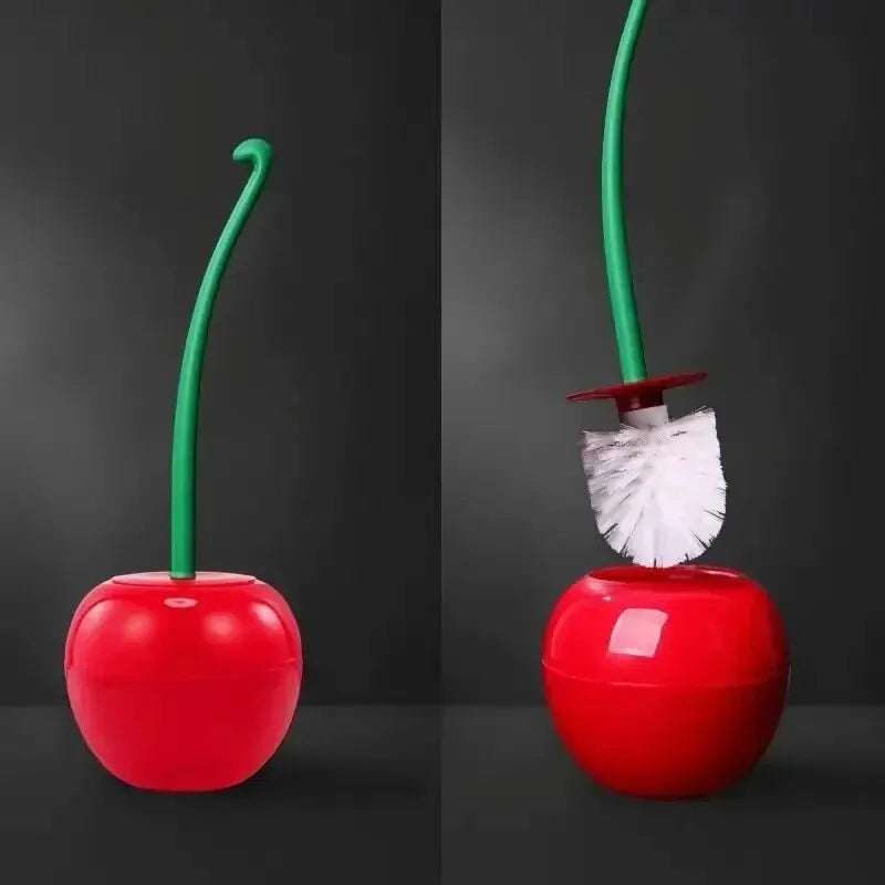 Lovely Cherry Shape Lavatory Toilet Brush