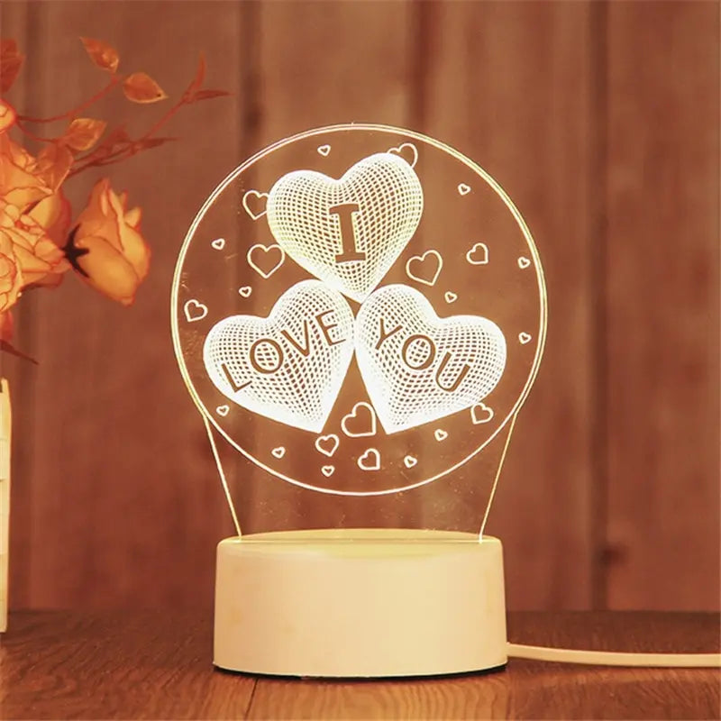 Creative Acrylic LED Table Lamp