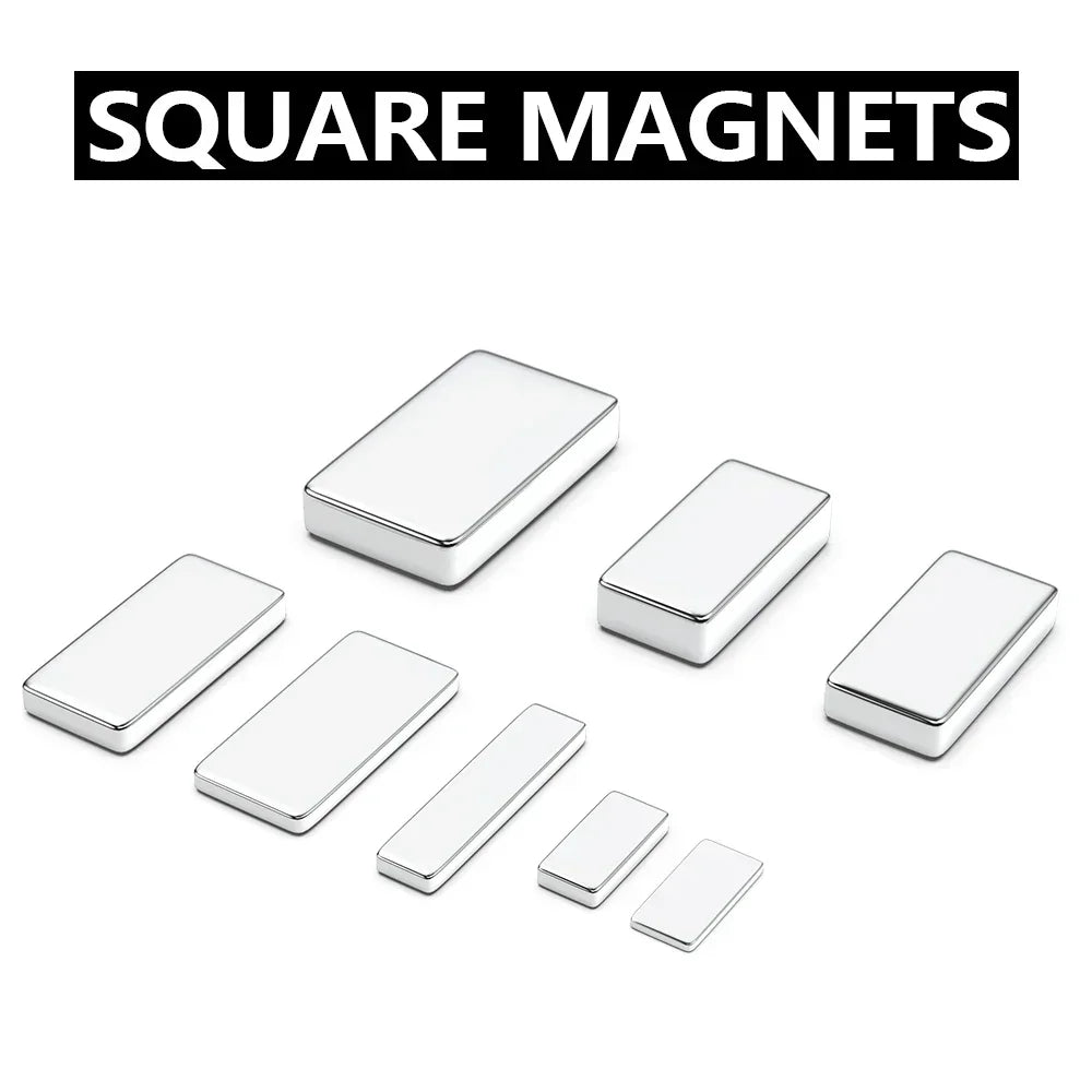 Square Neodymium Magnets Stickers