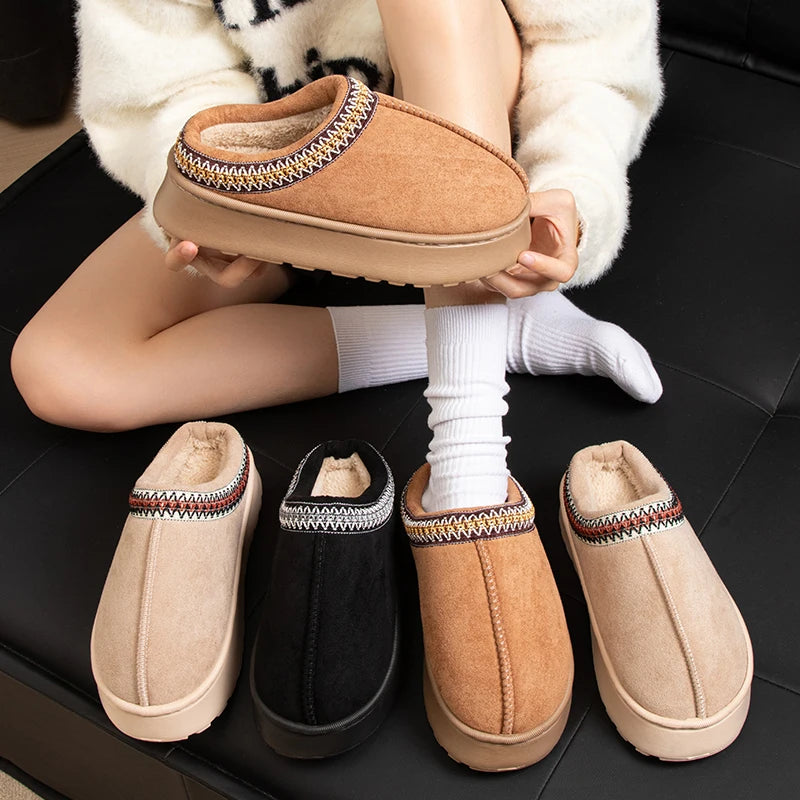 Women's Slippers Plush Anti Slip Sole