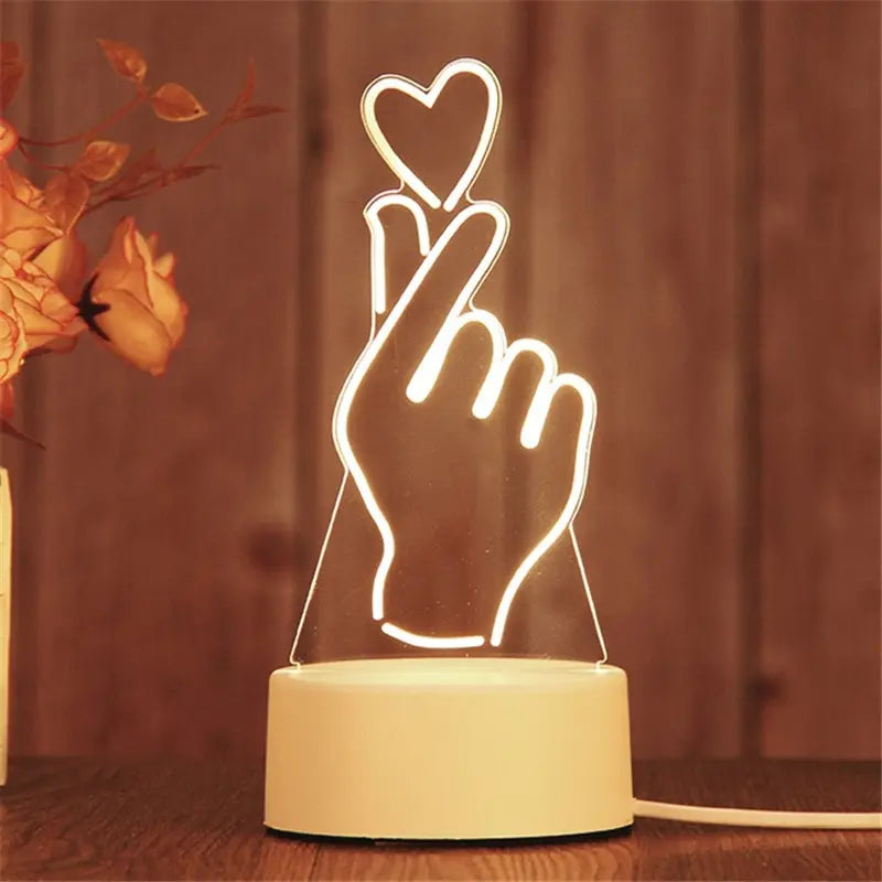 Creative Acrylic LED Table Lamp