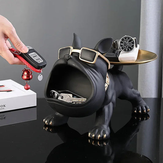 Bulldog Figurine Dog Statue