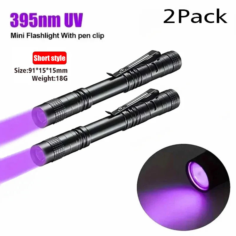 UV Flashlight 365nm Ultraviolet Torch