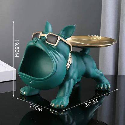 Bulldog Figurine Dog Statue